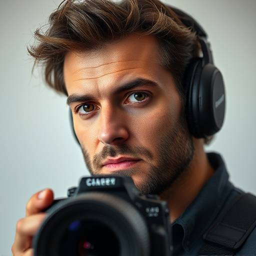 Ritratto di Luca Verdi, direttore della fotografia e co-fondatore