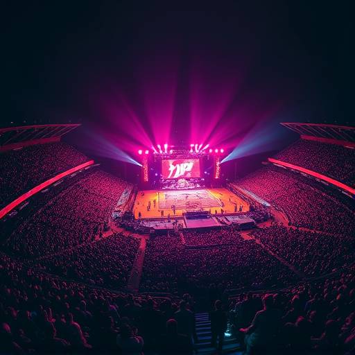 Un'inquadratura aerea dell'arena piena durante il concerto 'Stelle Sonore'